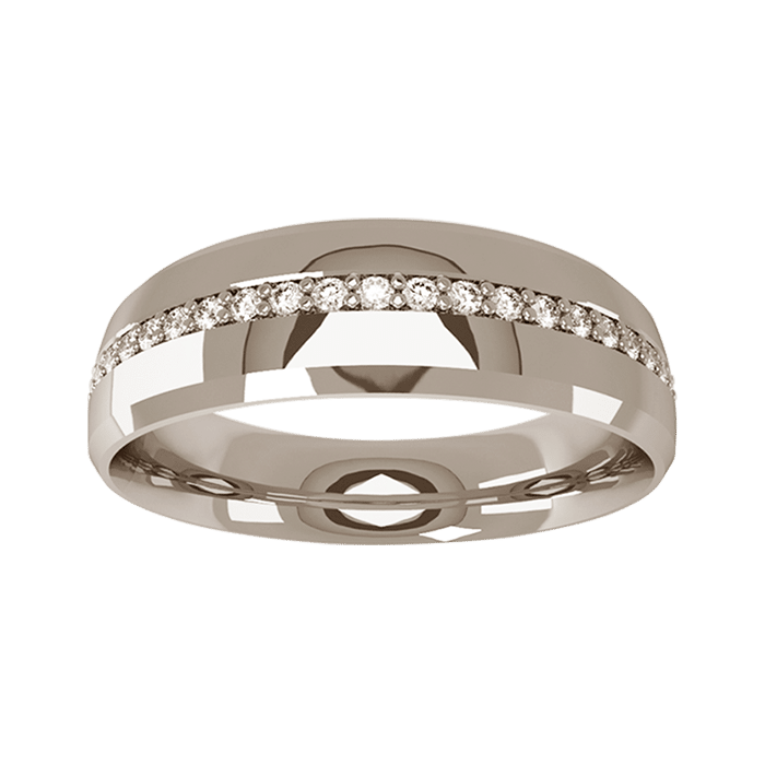 A132 Argolla oro blanco 14 k MisArgollas