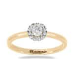 8917 Solitario con diamantes