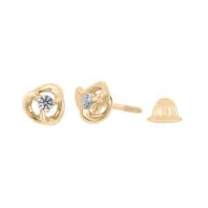 9478 Broquel bebé con diamante